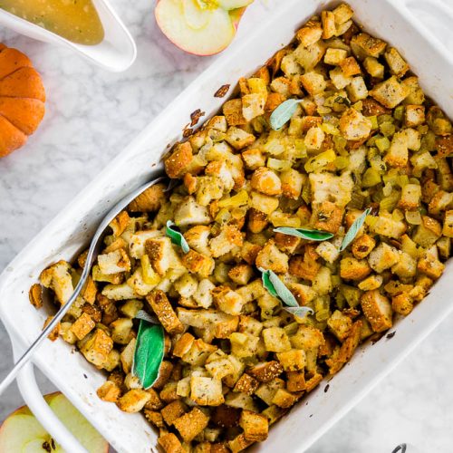 Classic Gluten-Free Stuffing (Dairy-Free and Vegan Options)